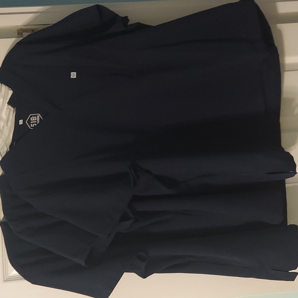Navy Blue scrub tops XXL set of 3